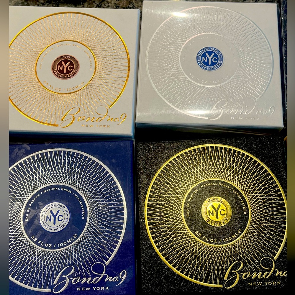 Bond No9 boxes